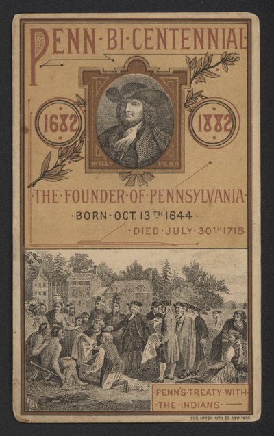 Bicentenario de la fundación de Pensilvania, 1882 de American School